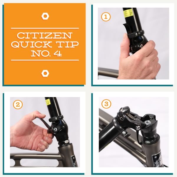 Citizen Quick Tip No. 4 - Folding your handlebar stem
