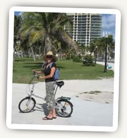 Citizen Bike alloy folder in South Beach, Florida